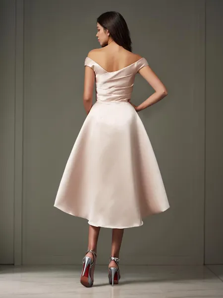 A-line Off-the-Shoulder...