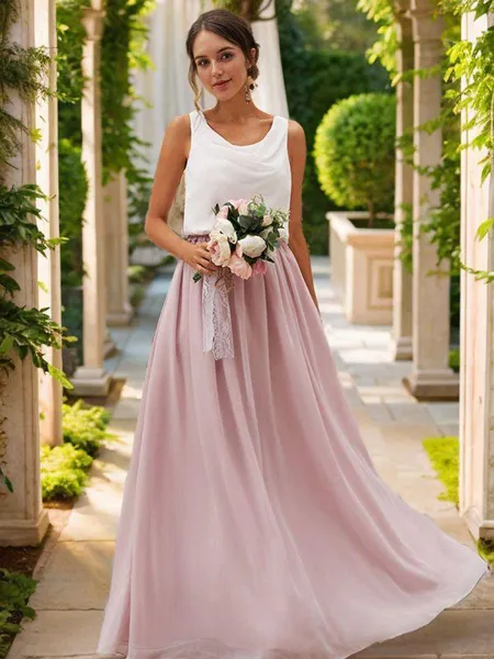 Dazzling A-line Scoop...