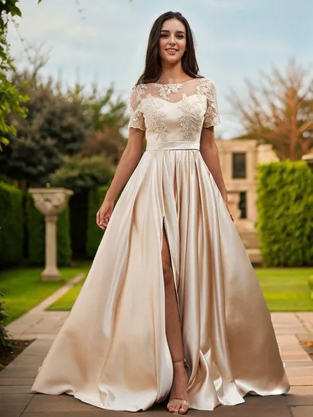 A-line Scoop Classy Short...