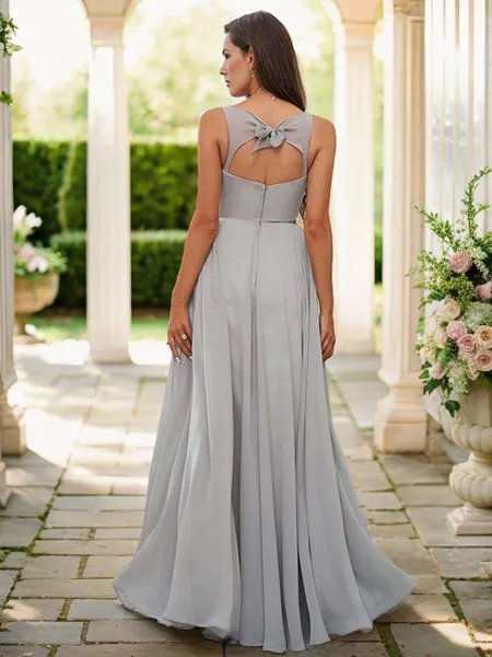 A-line Sophisticated V-Neck...