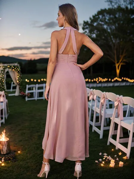 A-line V-Neck Flattering...