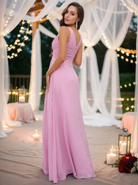 Simple A-line V-Neck...