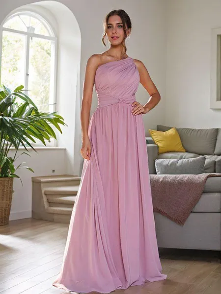 A-line One-Shoulder Perfect...