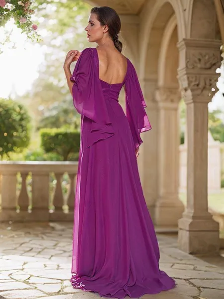 A-line V-Neck Fashion...