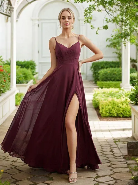 A-line V-Neck Pretty...