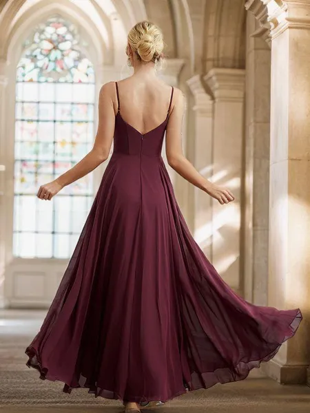 A-line V-Neck Pretty...