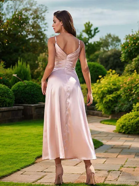 A-line V-Neck Graceful...