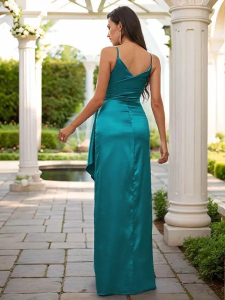 A-line Spaghetti Straps...