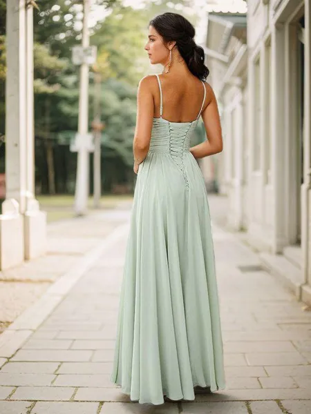 A-line Chic Halter...