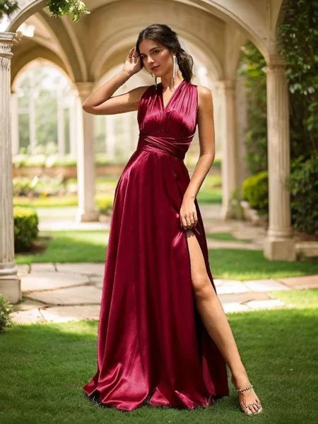 Perfect A-line Floor-Length...