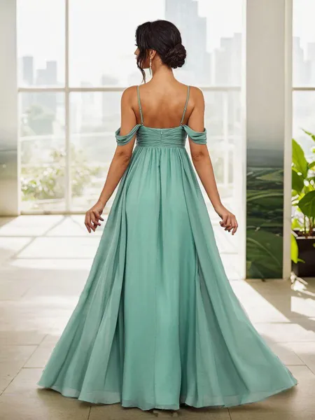 Classy A-line Cold Shoulder...