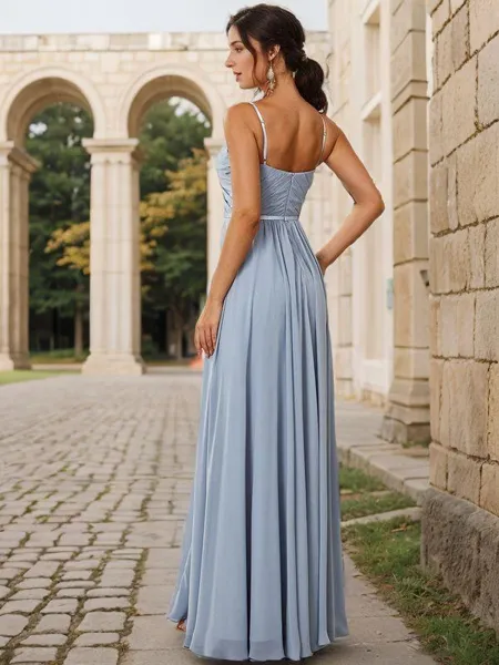 A-line Chic V-neck...