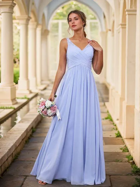 A-line Classic V-neck...