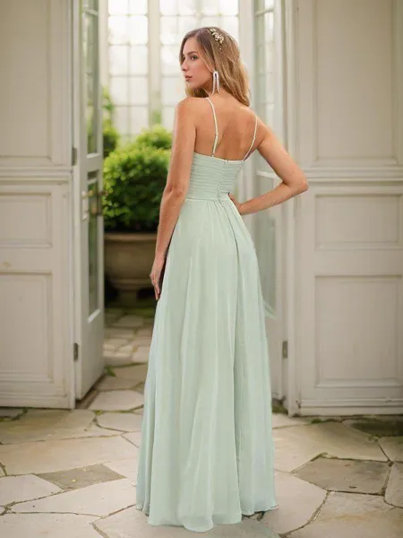 A-line Chic V-neck...