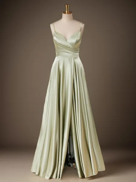 Refined A-line V-neck...