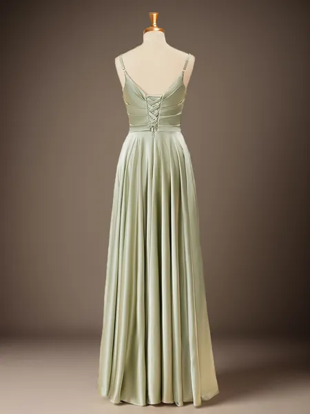 Refined A-line V-neck...