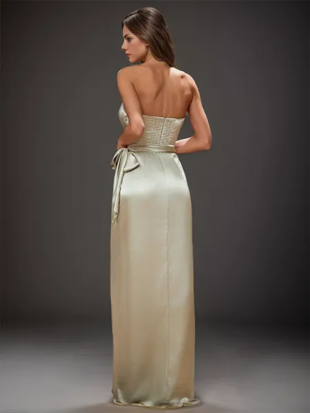 Sheath Slinky Strapless...