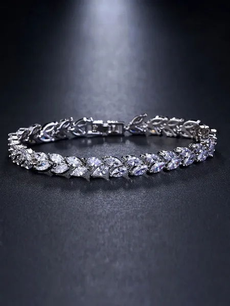 Elegant Alloy With Rhinestone Bracelets
