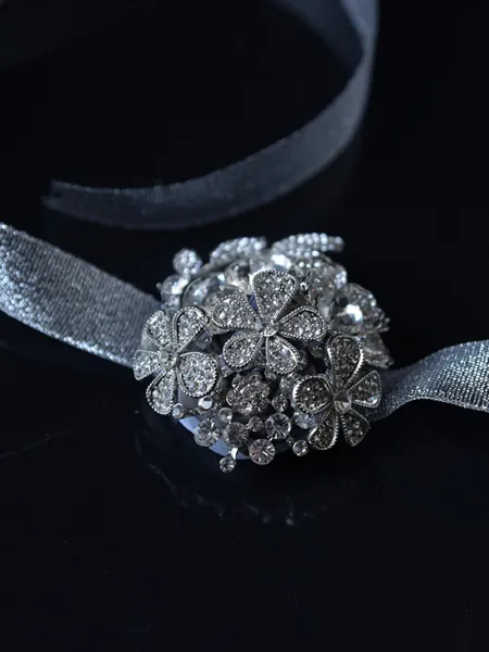 Pretty Satin Wrist Corsage