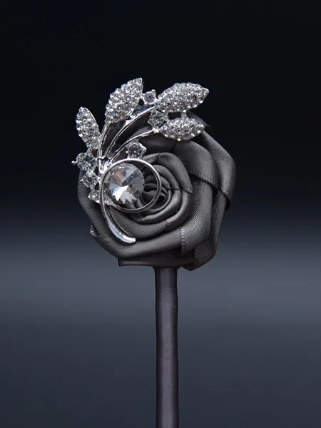 Delicate Free-Form Cloth Boutonniere(Sold in a single piece)