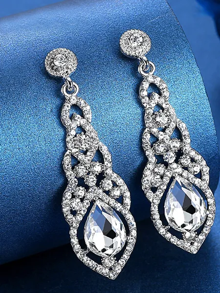 Ladies's Luxurious Crystal Hot Sale Earrings