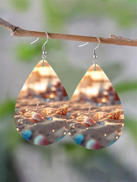 Pretty Leather Earrings For...