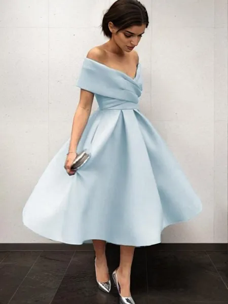 A-line Off-the-Shoulder...