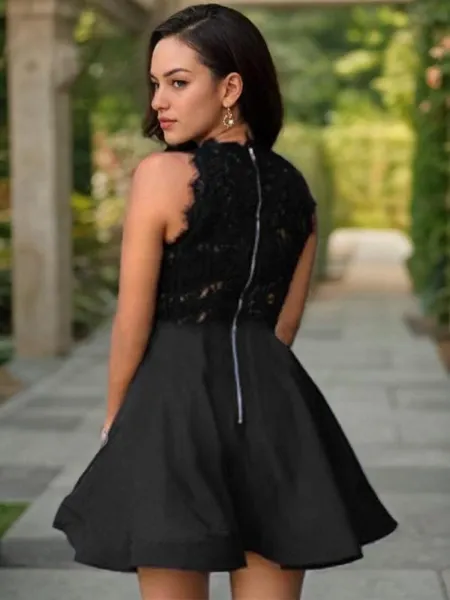 Classy A-line Jewel...