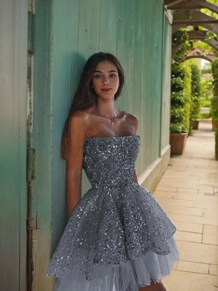 Timeless A-line Strapless...