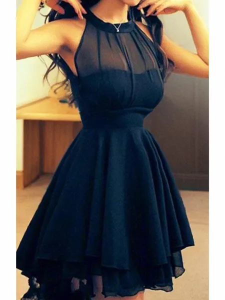 A-line Jewel Sleeveless...