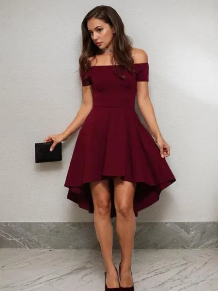 A-line Off-the-Shoulder...