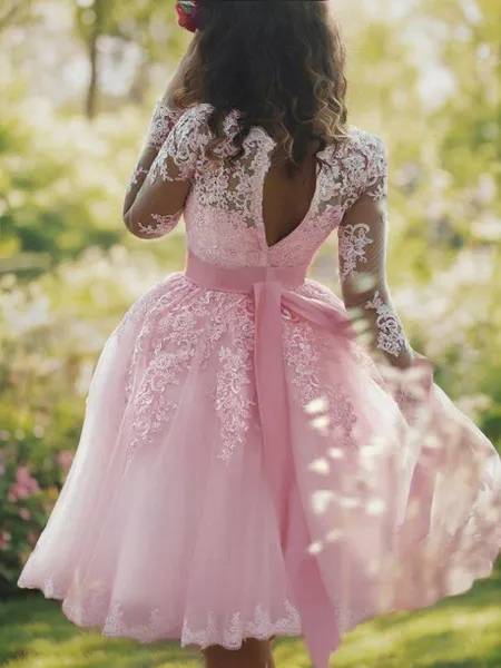 A-line Simple Sweetheart...