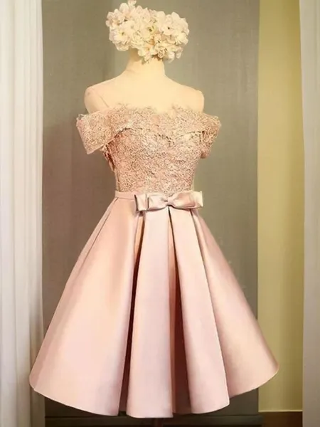 A-line Off-the-Shoulder...