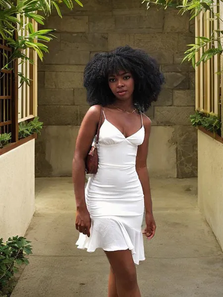 Sheath/Column V-Neck...