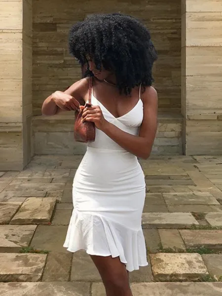 Sheath/Column V-Neck...