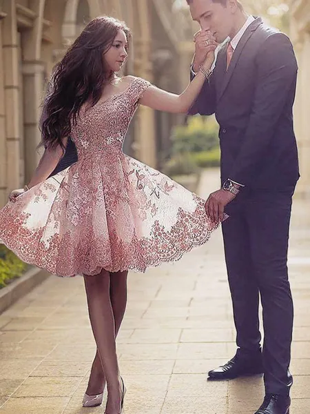 A-line Scoop Sleeveless...