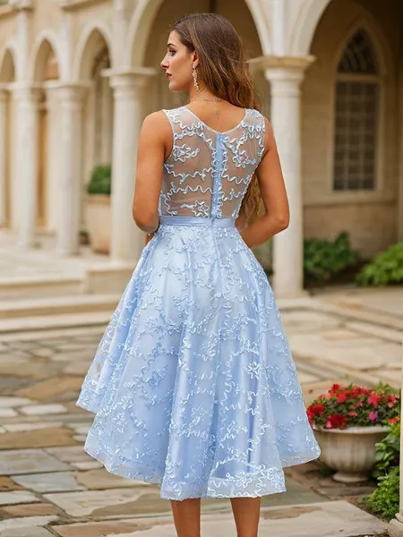 A-line Scoop Elegant...