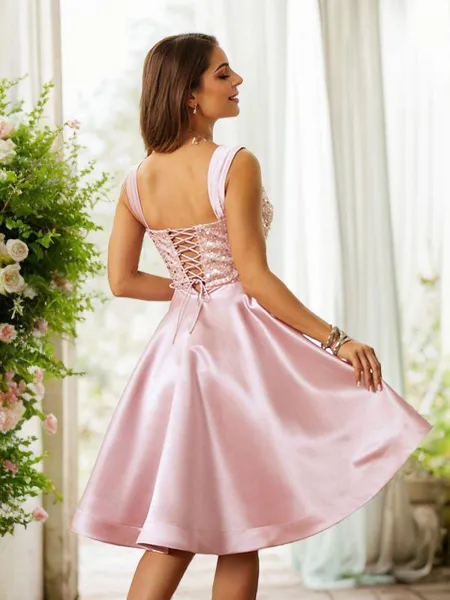 A-line Straps Sophisticated...