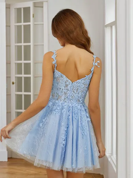 A-line Fashion Spaghetti...