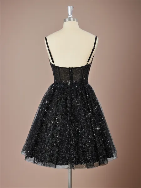 A-line Dreamy Spaghetti...