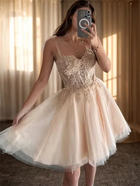 A-line Charming Straps...