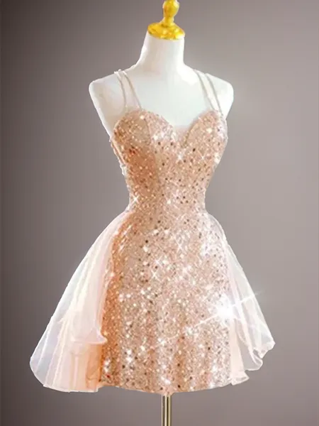 Delicate A-line Straps...