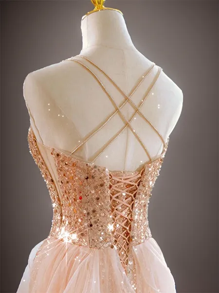 Delicate A-line Straps...