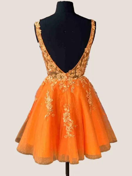 V-Neck A-line Enchanting...