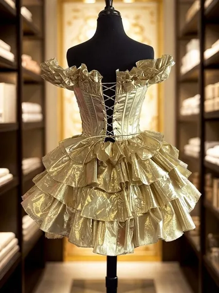 Off-the-Shoulder A-line...