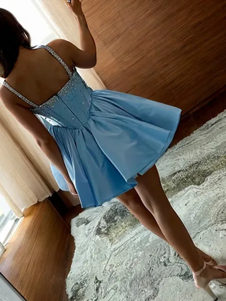 Stunning A-line Spaghetti...