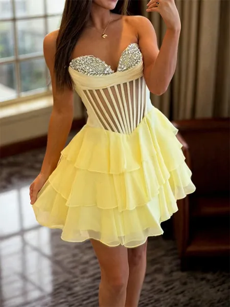 Hermosos A-line Sweetheart...