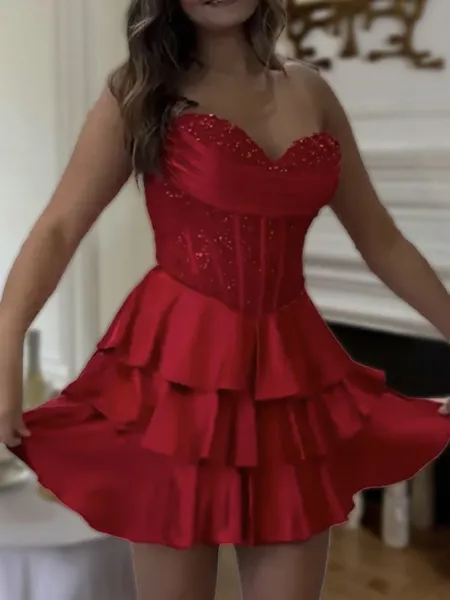 Unique A-line Sweetheart...