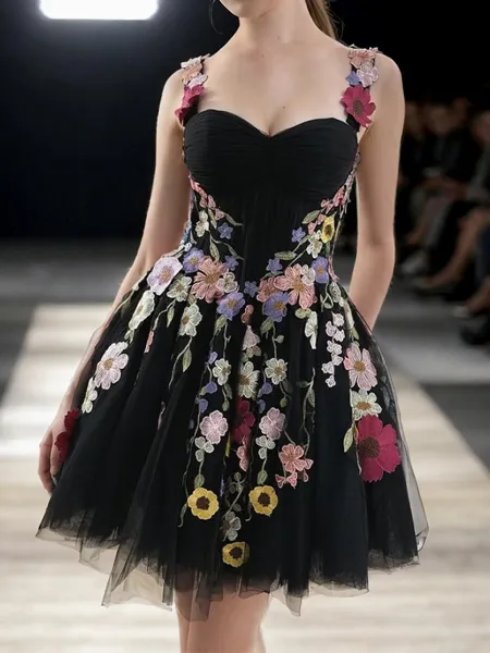 Extravagant A-line Straps...