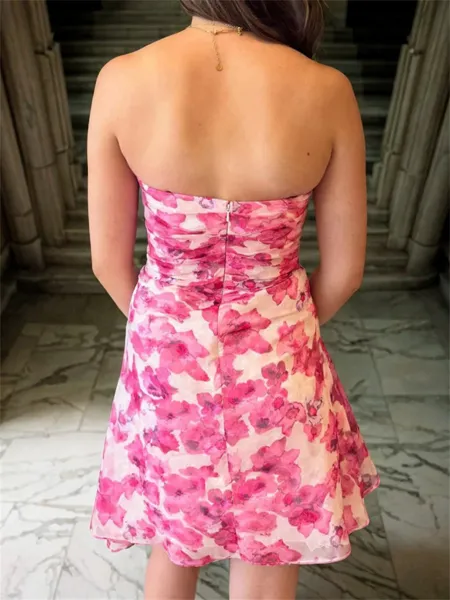 Striking A-line Straight...